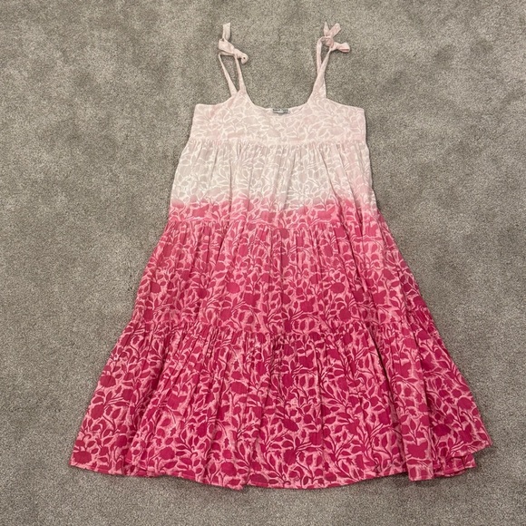 Juliet Dunn Shadow Flower Ombré Tie Dye Dress - Pink Size Medium / Large NWOT - Picture 2 of 11